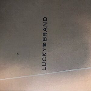 Lucky Brand black suede boots over knee wide calf. Flats